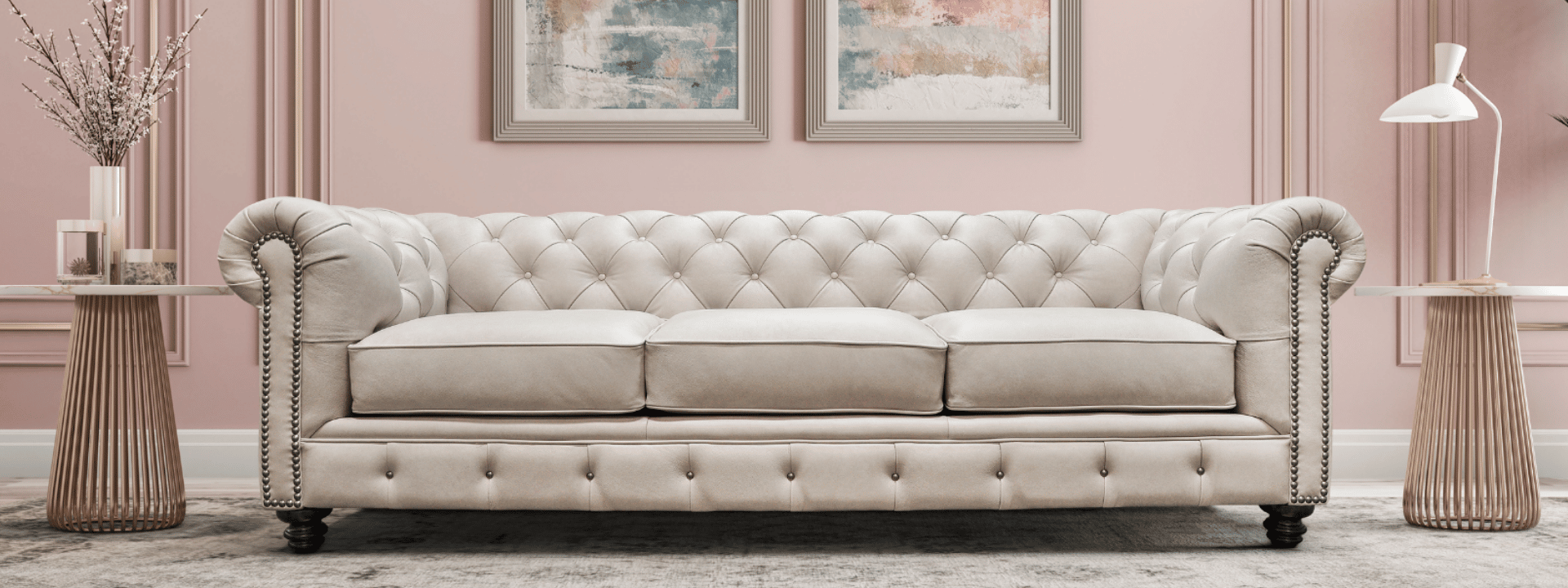 White leather lounges for sale cheap